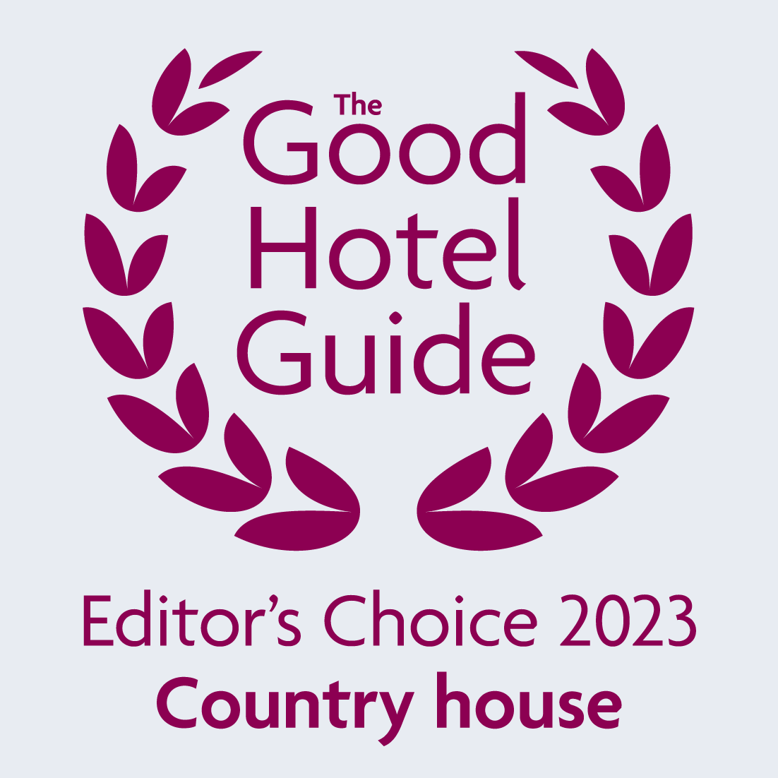 The Good Hotel Guide Editors Choice 2023 Award - Country House