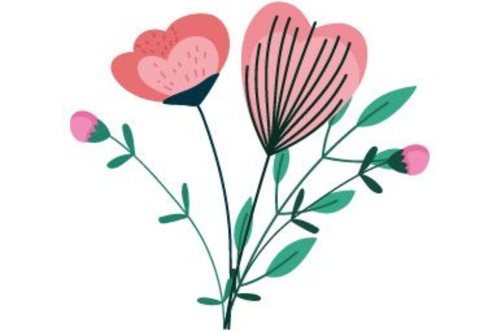 illustration of a bunch of flowers